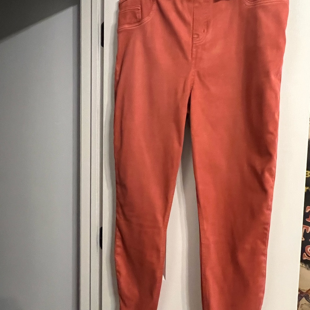 SPANX Jean-ish Ankle Leggings, color Island Red, size 2X, brand new!